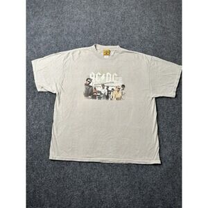 Mens Graphic 2005 AC/DC Dirty Deeds Done‎ Dirt Cheap Band Tee Gray, Size XL